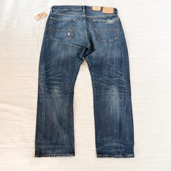 Polo Ralph Lauren Classic Fit Rigid Jeans-Distressed - Picture 9 of 15